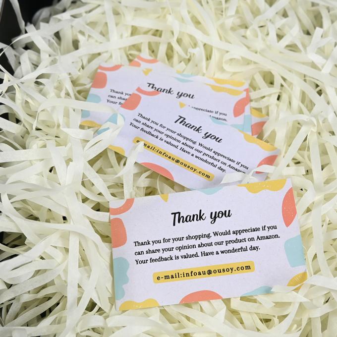 Kartu Terima Kasih yang Disesuaikan untuk Mendukung Usaha Kecil Saya Kartu Pos Pencetakan UV dan Offset 4