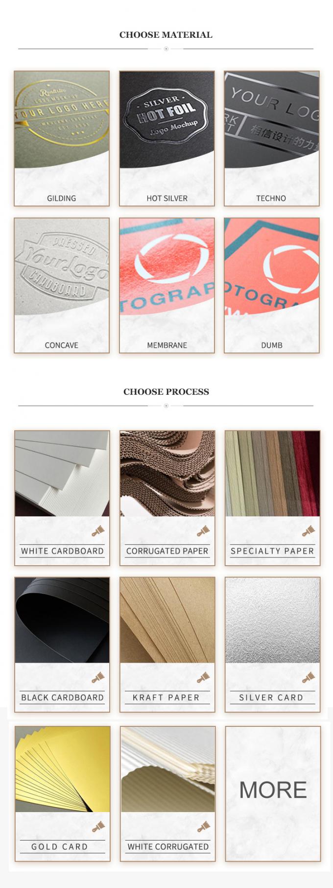 Custom Die Cut Square Cardboard Perhiasan Gift Packaging Kotak kertas dengan tutup pita 7