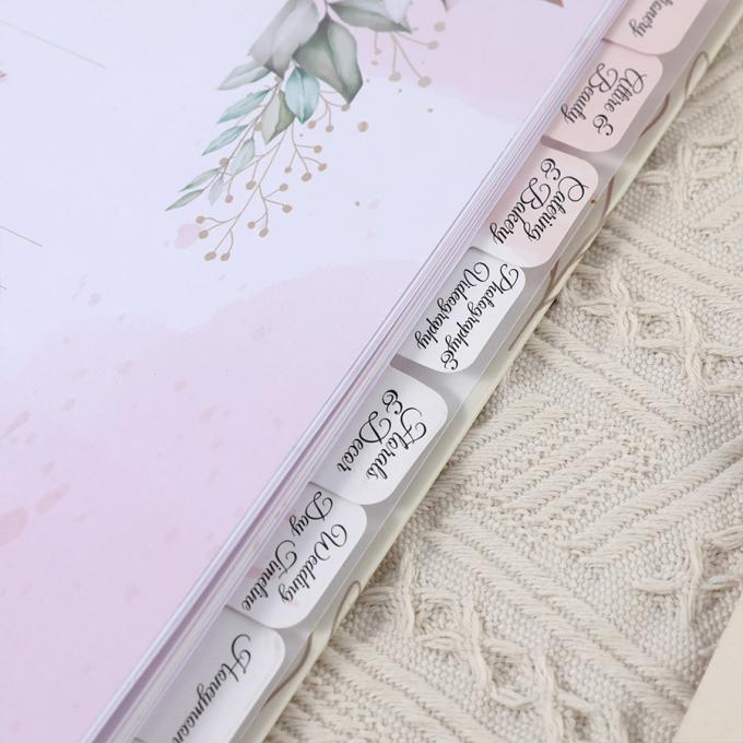 Custom A4 A5 Spiral Journal Paper Notebooks Diary Journal Wedding Planner untuk Wanita 7