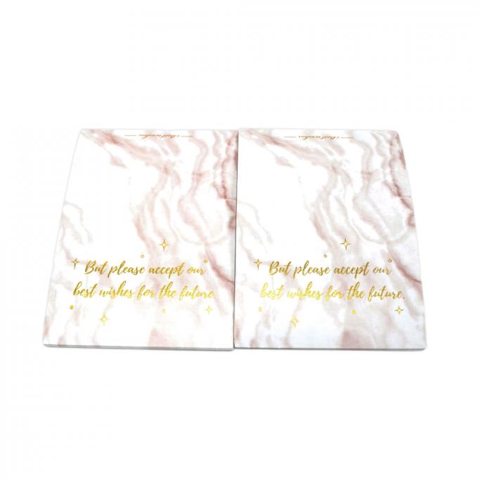 Customized Gold Foil Lipat Terima kasih Kartu Amplop Kartu Ucapan kosong untuk OEM CMYK 15