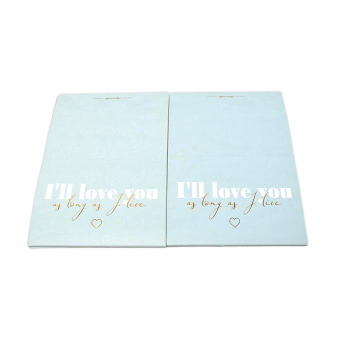 Customized Gold Foil Lipat Terima kasih Kartu Amplop Kartu Ucapan kosong untuk OEM CMYK 16