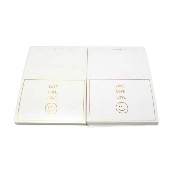 Customized Gold Foil Lipat Terima kasih Kartu Amplop Kartu Ucapan kosong untuk OEM CMYK 18
