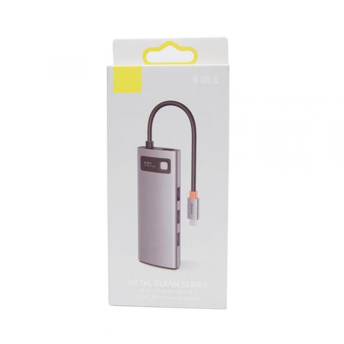 Custom Print USB Kabel Produk Elektronik Tampilan Ritel Kemasan Kotak Kardus Dengan Gantung Hook 4