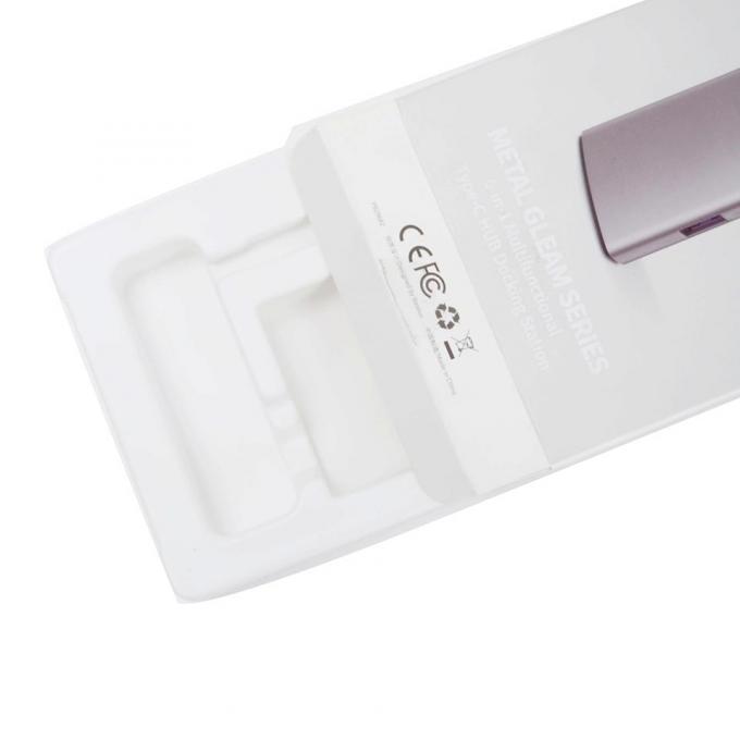 Custom Print USB Kabel Produk Elektronik Tampilan Ritel Kemasan Kotak Kardus Dengan Gantung Hook 7