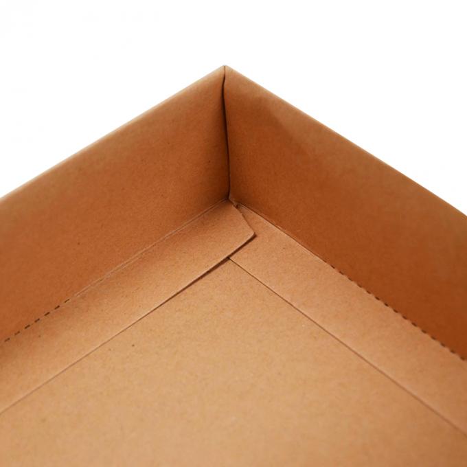 Kotak kue dan kue dengan papan corrugated jendela yang ramah lingkungan 2