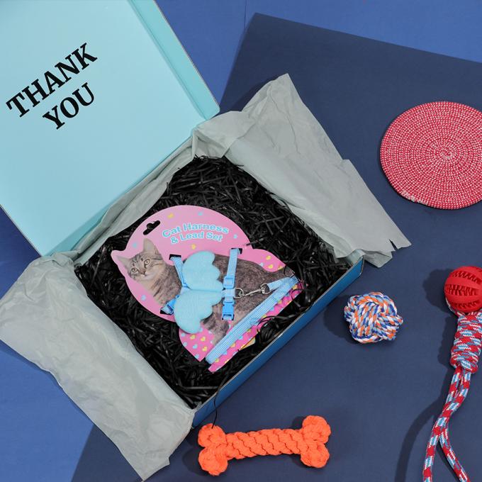 Biodegradable E-commerce Cardboard Pet Subscription Shipping Box dengan Penanganan Pencetakan 8