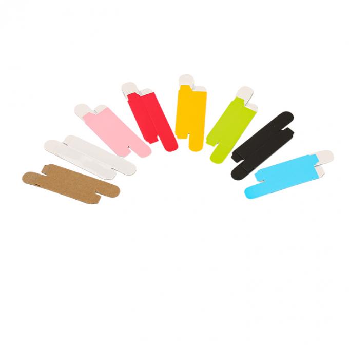 Custom Print Cosmetic Lipstick Bottle Tube Bentuk persegi panjang Warna Lip Gloss Packaging Box 4