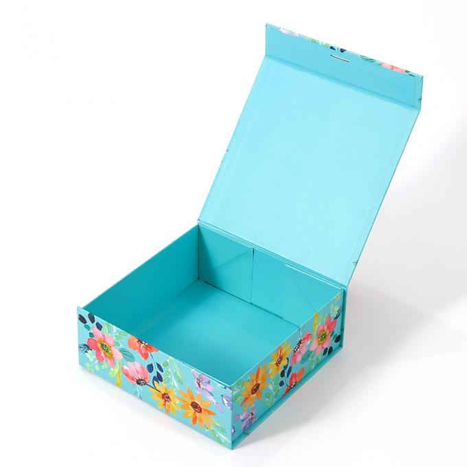 Custom Design Printing Foldable Luxury Magnetic Closure Gift Box Dengan Ribbon Custom Logo 6