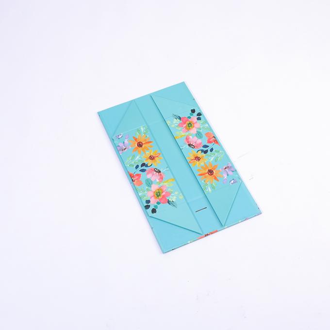 Custom Design Printing Foldable Luxury Magnetic Closure Gift Box Dengan Ribbon Custom Logo 10