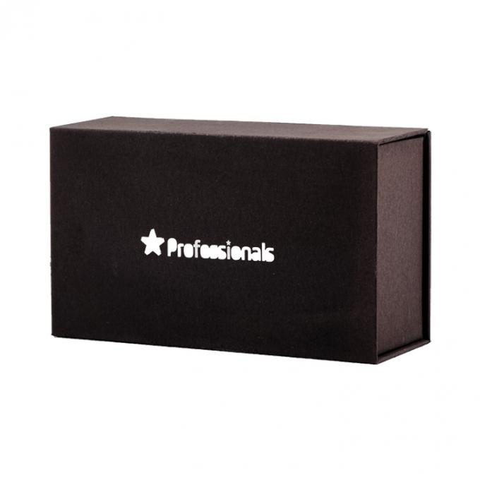 Embossing Custom Logo Printed Luxury Recycled Hard Paper Perhiasan Pembungkusan Hadiah Kotak Dengan Tutup Magnetik 2