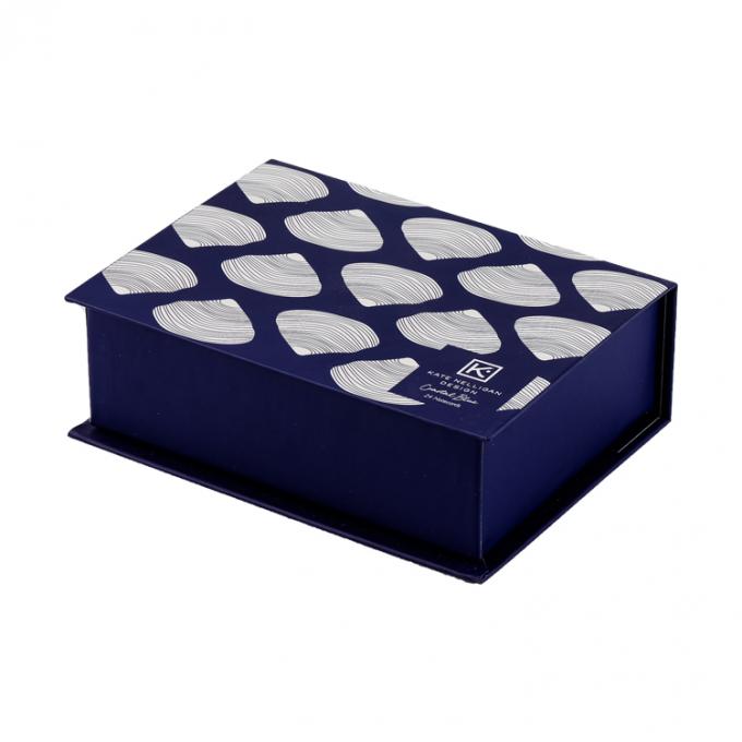 Embossing Custom Logo Printed Luxury Recycled Hard Paper Perhiasan Pembungkusan Hadiah Kotak Dengan Tutup Magnetik 4