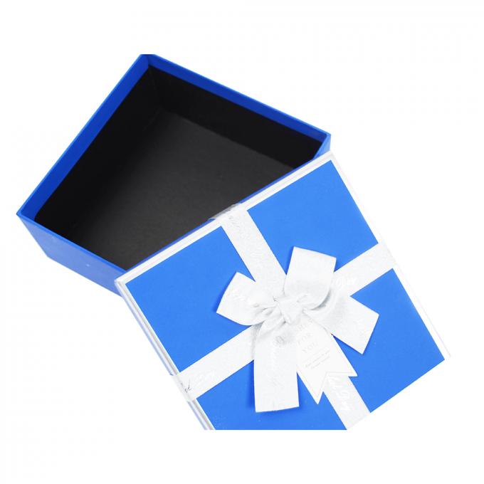 Custom Logo Warna CMYK Kertas Kardus Kado penyimpanan Kotak Kemasan dengan Ribbon Bow 9