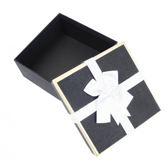 Custom Logo Warna CMYK Kertas Kardus Kado penyimpanan Kotak Kemasan dengan Ribbon Bow 10