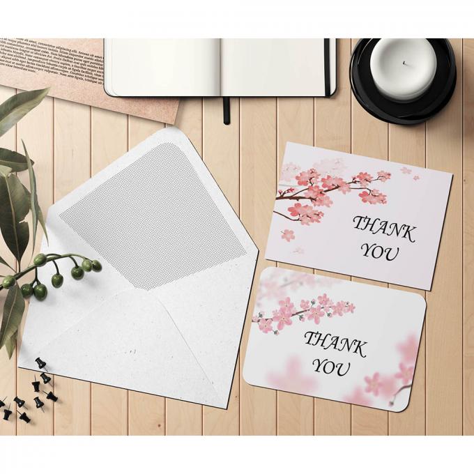 Printing Kartu Kustom Kertas Bisnis Berwarna Terima kasih Kartu Offset Printing 7