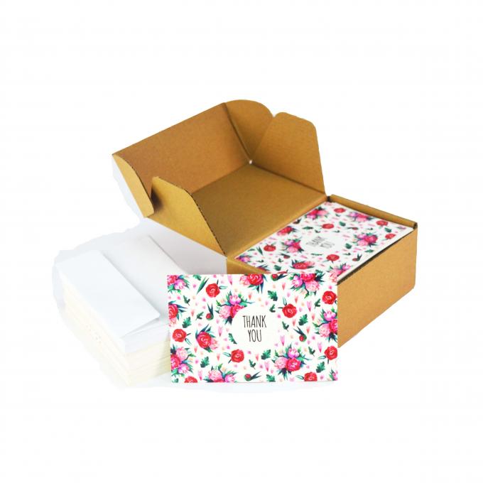 Printing Kartu Kustom Kertas Bisnis Berwarna Terima kasih Kartu Offset Printing 8