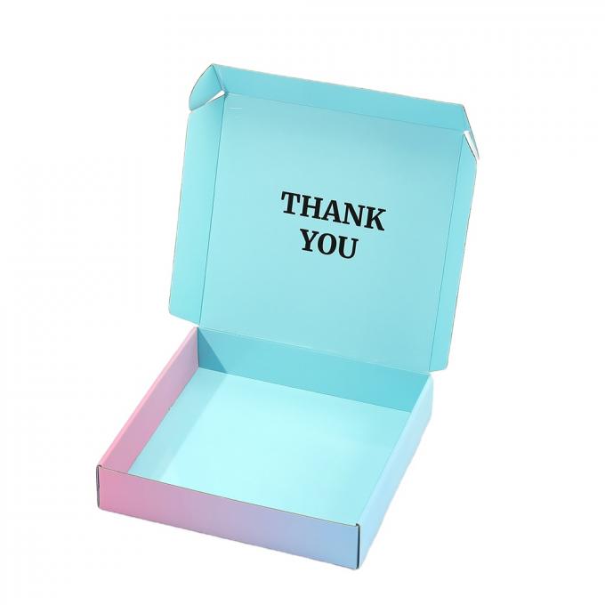 Custom Printed Green Corrugated Cardboard Shipping Mailer Box untuk Kemasan Pakaian 6