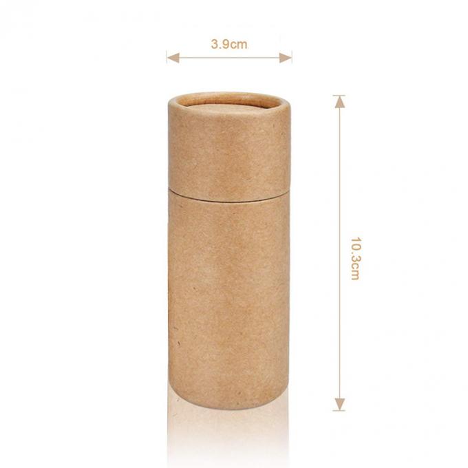 Daur ulang Custom Logo Teh Kemasan Kotak Kraft Paper Tabung Hadiah Silinder Tabung Box 10