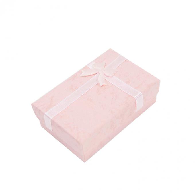 Hari Ibu Kemasan Kertas Kotak Hadiah Dengan Cute Big Pink Ribbon Bow Disesuaikan Die Cut 6