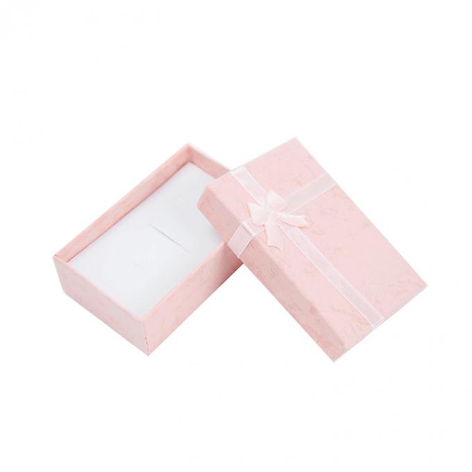 Hari Ibu Kemasan Kertas Kotak Hadiah Dengan Cute Big Pink Ribbon Bow Disesuaikan Die Cut 7