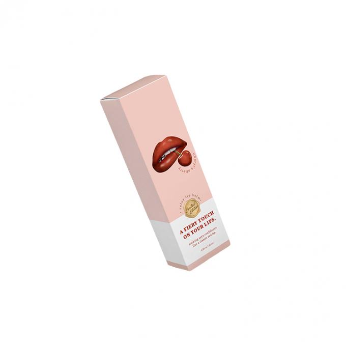 Ukuran yang Disetujui Lipstick Lip Gloss Kotak Kertas untuk Kemasan Kosmetik Ramah Lingkungan 6