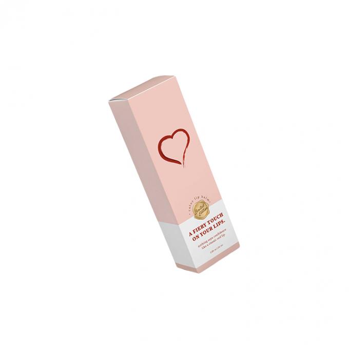 Ukuran yang Disetujui Lipstick Lip Gloss Kotak Kertas untuk Kemasan Kosmetik Ramah Lingkungan 8