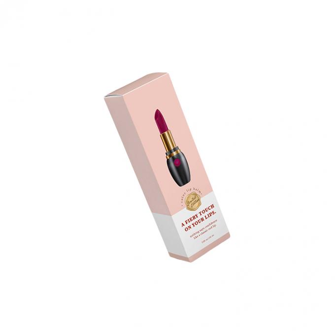 Ukuran yang Disetujui Lipstick Lip Gloss Kotak Kertas untuk Kemasan Kosmetik Ramah Lingkungan 9