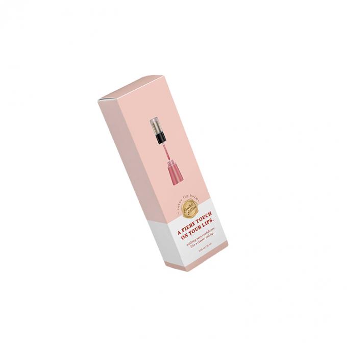 Ukuran yang Disetujui Lipstick Lip Gloss Kotak Kertas untuk Kemasan Kosmetik Ramah Lingkungan 11