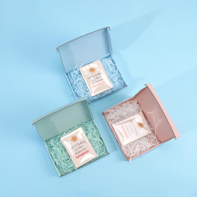 CMYK Custom Paper Packaging Makeup Mailer Box Carton Cardboard Corrugated Cosmetic Shipping Box Dengan Logo 6