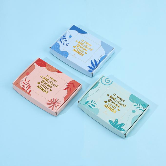 CMYK Custom Paper Packaging Makeup Mailer Box Carton Cardboard Corrugated Cosmetic Shipping Box Dengan Logo 11
