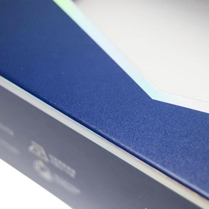 Cetak Pria kaus kaki pakaian dalam kemasan kotak hadiah dengan jendela transparan CMYK warna Pantone 6
