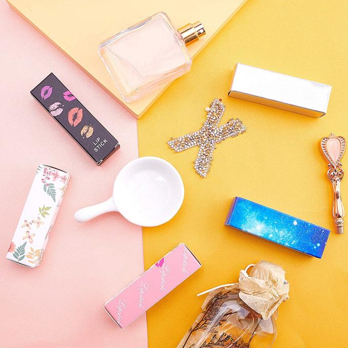 Logo Custom Logo Diy Kotak Lipstick Lipgloss yang dapat digunakan kembali Tabung penyimpanan kertas Kotak kosmetik 6