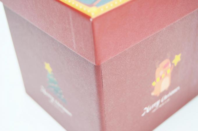Ritel Stand Box Bahan Kemasan Natal Kotak Hadiah Dengan Tutup dan Dasar Kertas Khusus 9