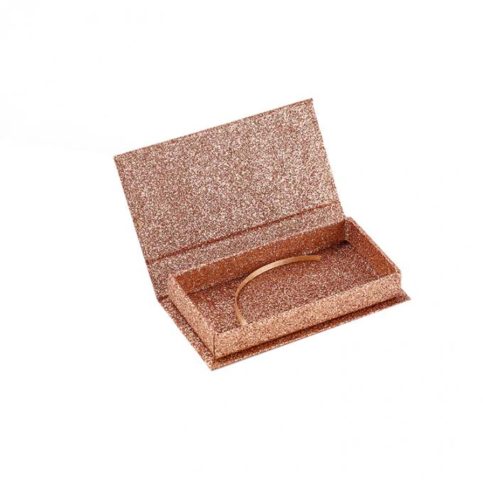 Daur ulang Fashion Elegan Custom Logo Cetak Magnetic Paper Eyelash Packaging Box 7