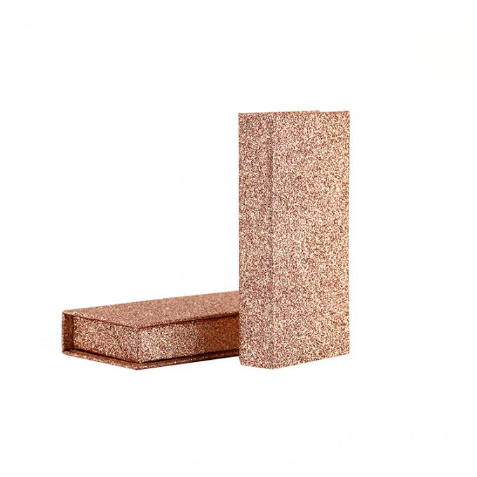 Kothak Stand Ritel Custom Logo Cetak Elegant Fashion Gift Cardboard Kosong Glitter palsu Eyelash Packaging Box 3