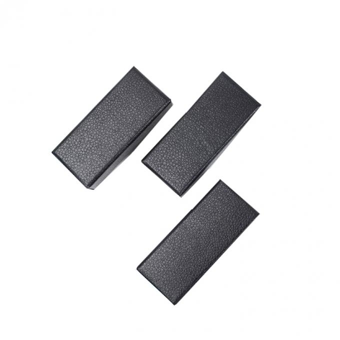 Kotak yang bisa berdiri sendiri Custom Luxury Black Hard Paper Necklace Packaging Perhiasan Perfume Paper Box Dengan Tutup 0