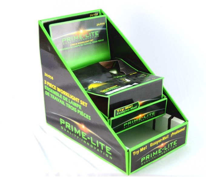 Ukuran Custom Corrugated Board Retail Point of Purchase Kantor Tampilan Stand Karton 0