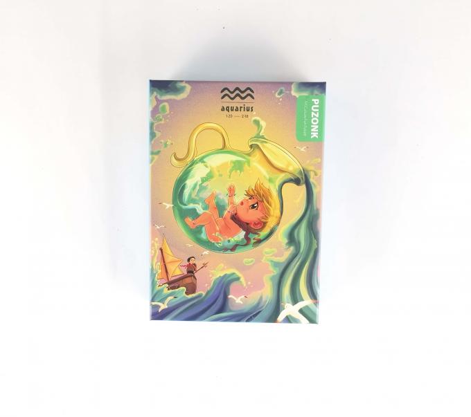 Pemesanan kustom Diterima Tutup Kardus Dasar Puzzle Mainan Kotak Kemasan untuk Barang Kemasan 0