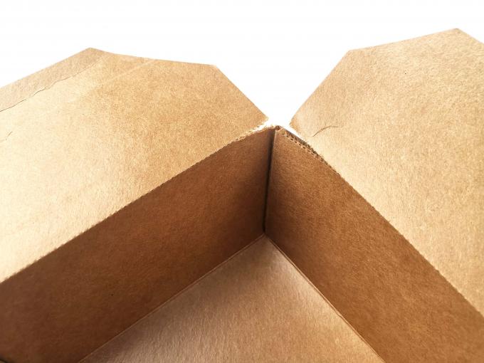 Custom Disposable Paper Take Out Food Packaging Box untuk Percetakan Makanan Percetakan Sutra 3