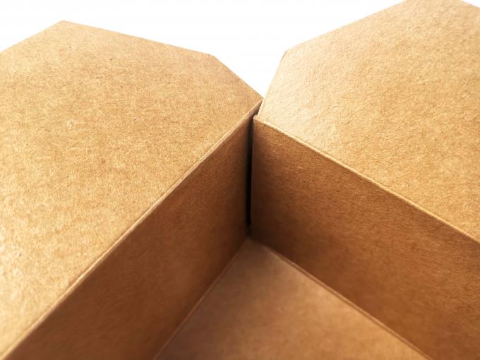 Custom Disposable Paper Take Out Food Packaging Box untuk Percetakan Makanan Percetakan Sutra 5