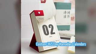 Cetak Kalender Meja Ramadhan 365 Hari Custom 2024