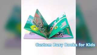 Buku Sibuk Kustom untuk Mainan Edukasi Pembelajaran Dini Anak