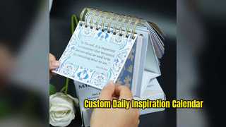 Kalender Meja Kutipan Harian Abadi Kustom untuk Inspirasi