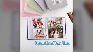 Album Foto Linen Custom 72 Kantong untuk Foto 4x6