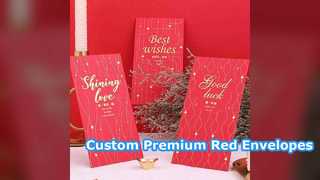 Amplop Merah Tahun Baru Imlek Kustom untuk Bisnis