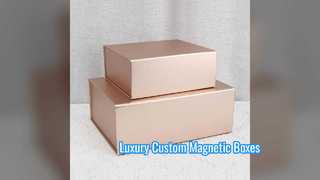 Kotak Hadiah Magnetik Kustom Mewah untuk Merek Anda