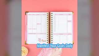Jurnal Manifestasi Mingguan Perencana Sasaran Spiral A5