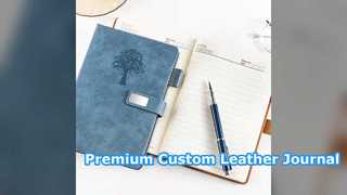 Notebook Jurnal Kulit PU Kustom dengan Penutupan Magnetik