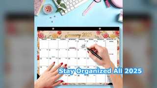 Kalender Dinding Kustom 18 Bulan 2025 untuk Rumah dan Kantor