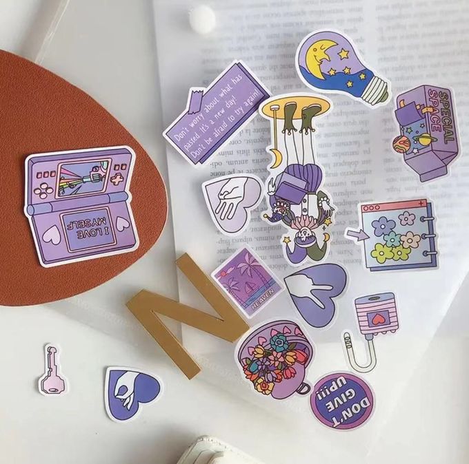 Custom Printing Cartoon Self Adhesive Sticker PVC Vinyl Die Cut Waterproof Sticker 2