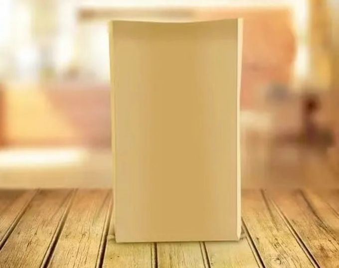 Layanan Percetakan Kertas Khusus Kantong Kertas Kraft Putih Berwarna Kecokelatan 0